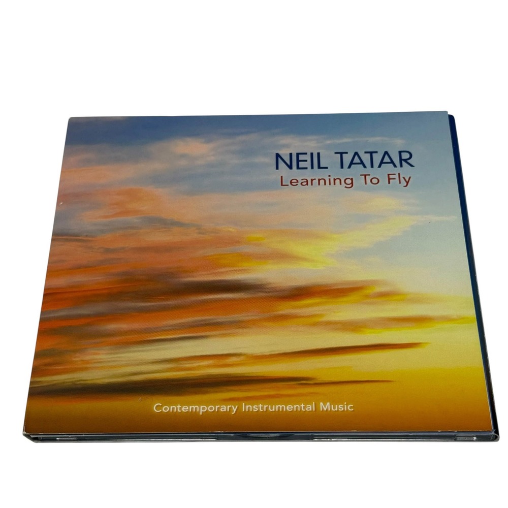 Neil Tatar Learning To Fly CD Signed Contemporary Instrumental New Age VG 2015